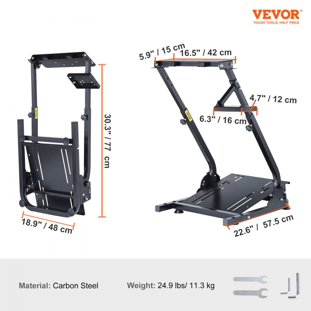 VEVOR G920 Racing Steering Wheel Stand Shifter Mount fit for Logitech G27 G25 G29 Gaming Wheel Stand Wheel Pedals NOT Included Racing Wheel Stand 