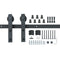 VEVOR 8FT Sliding Barn Door Hardware Kit, 330LBS Loading Heavy Duty Barn Door Track Kit for Single Door, Fit 3.7-4.3FT Wide and 1.3