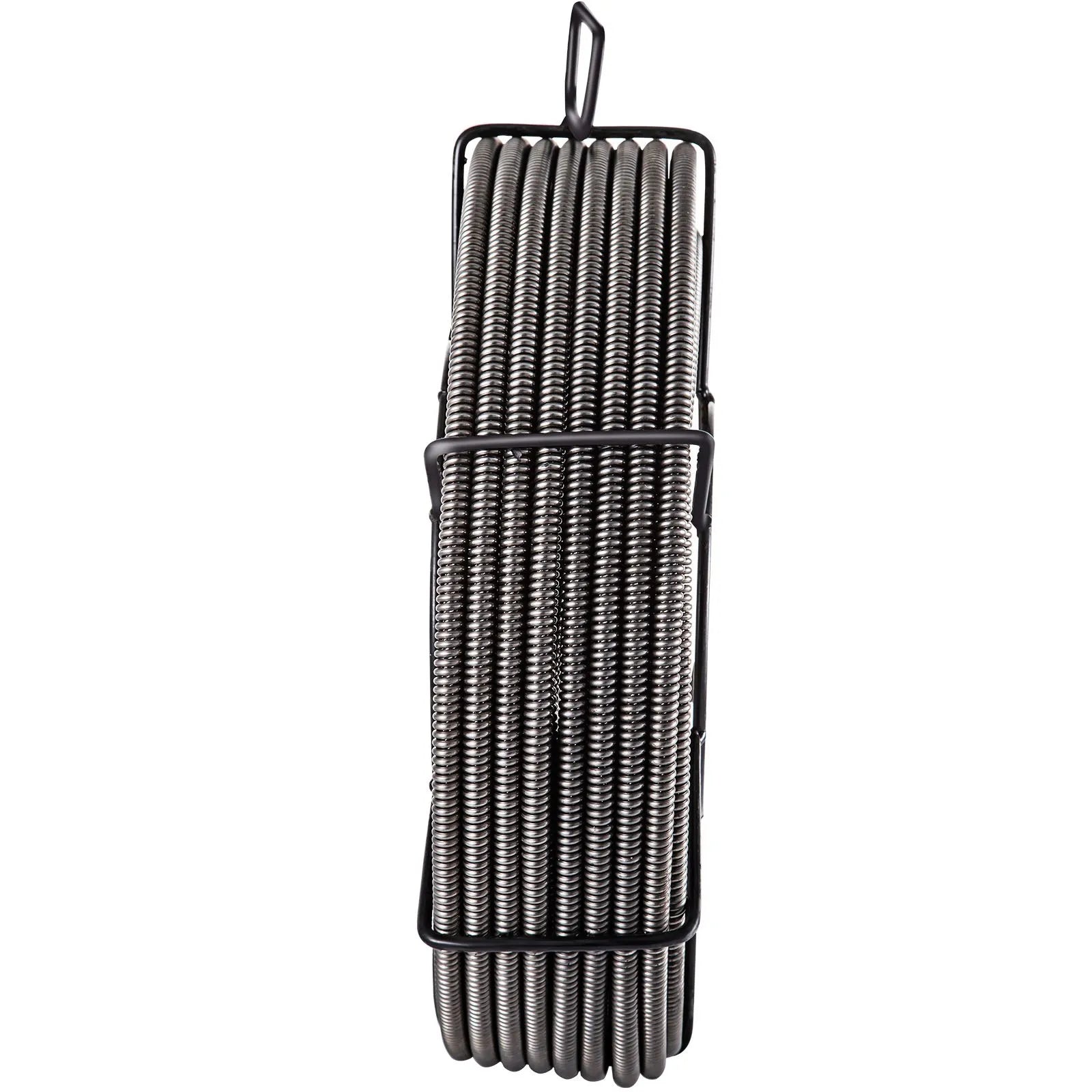 VEVOR Drain Cleaning Cable 75 Feet x 3/8 Inch Solid Core Cable Sewer Cable Drain Auger Cable Cleaner Snake Clog Pipe Drain Cleaning Cable Sewer Drain Auger Snake Pipe