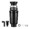 VEVOR Garbage Disposal 1/2 HP Continuous Food Waste Disposer 3450 RPM EZ Connect