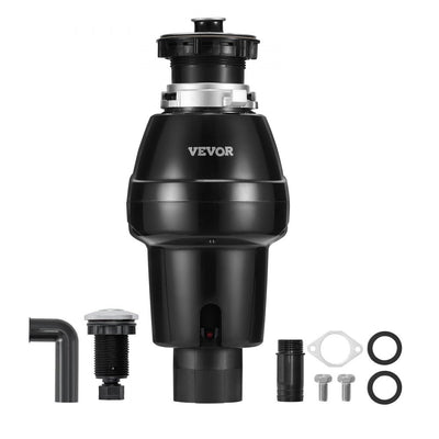 VEVOR Garbage Disposal 3/4 HP Continuous Food Waste Disposer 3250 RPM EZ Connect 