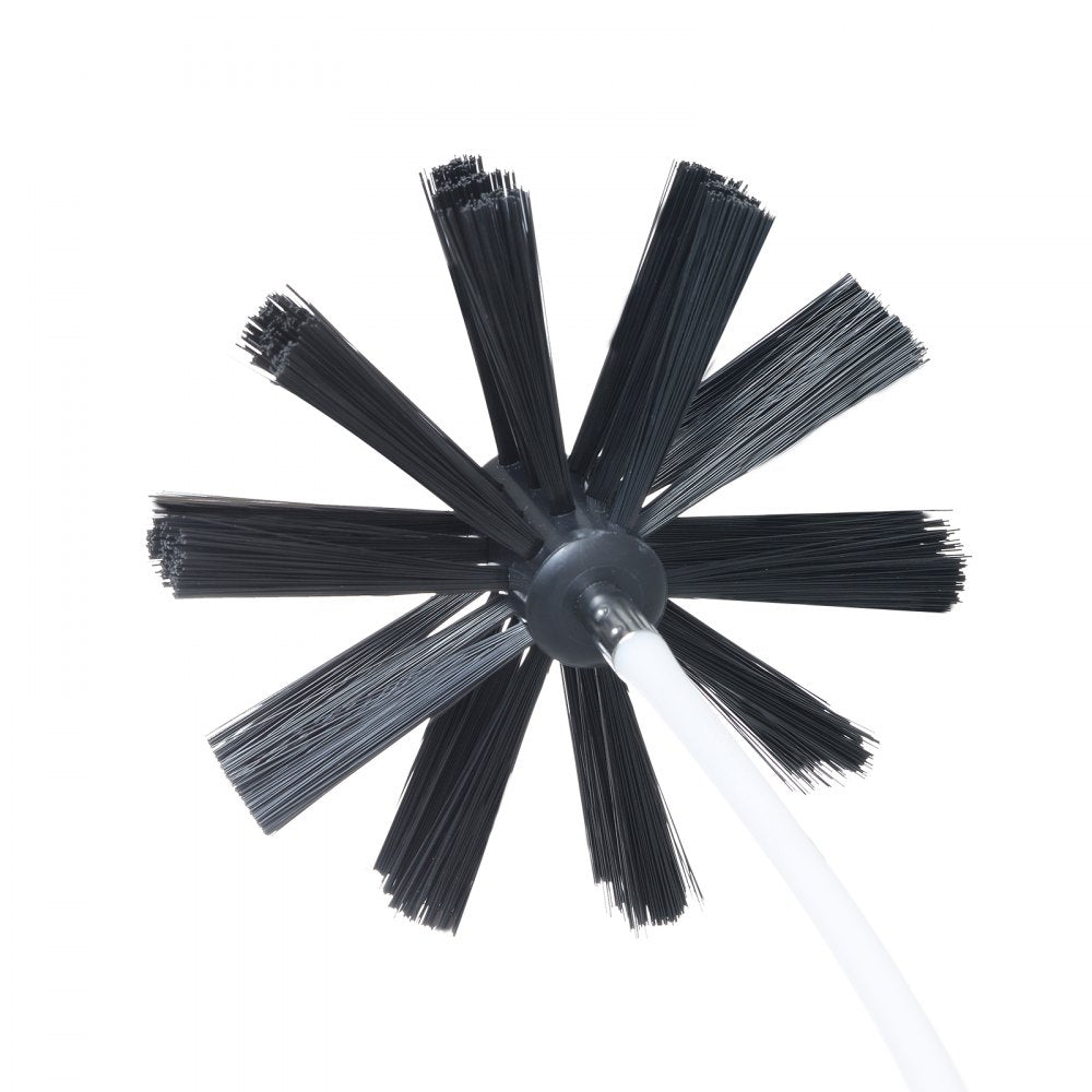 VEVOR 40 FEET Dryer Vent Cleaner Kit, 29 Pieces Duct Cleaning Brush, Reinforced Nylon Dryer Vent Brush, Dryer Cleaning Tools Lint Remover with Flexible Lint Trap Brush, Clamp Connectors 