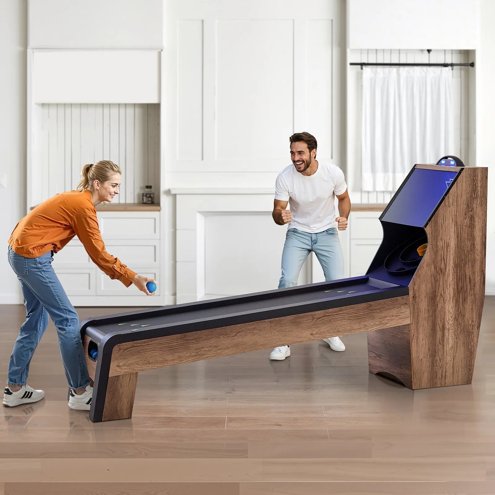 VEVOR Roll & Score Arcade Game Replacement Set 4 Balls Home Recreation Game Room