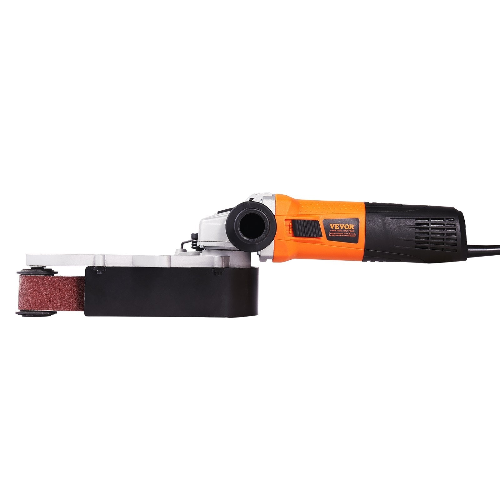 VEVOR Pipe Tube Polisher Sander, 1000W Pipe Belt Sander with 6 Variable Speeds 1100-3200rpm, Professional Belt Sander Grinding Machine with 3PCS Sanding Belts for Burnishing Finishing Rust Removal 