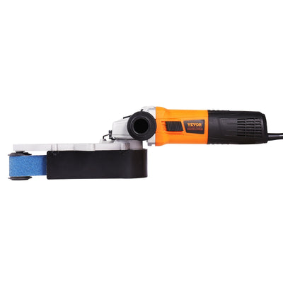 VEVOR Pipe Tube Polisher Sander, 1000W Pipe Belt Sander with 6 Variable Speeds 1100-3200rpm, Professional Belt Sander Grinding Machine with 50PCS Sanding Belts for Burnishing Finishing Rust Removal 