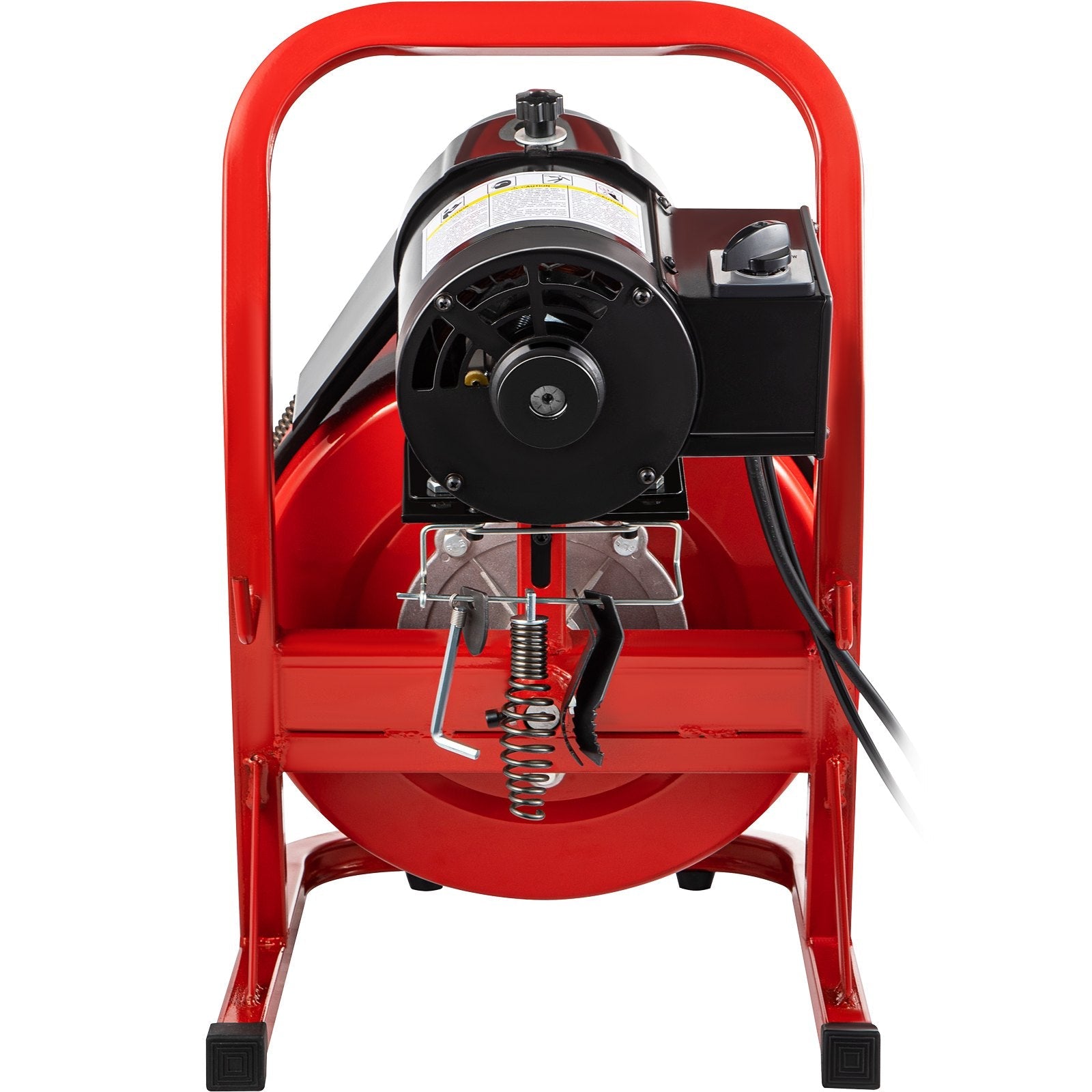 VEVOR Drain Cleaner Machine, 75' x 3/8" Electric Drain Auger, 250 W Electric Drain Pipe Cleaner, Sewer Clog with Cutters, Glove Drain Auger Cleaner Sewer Snake, Sewer Snake Machine Auto-feed Control 