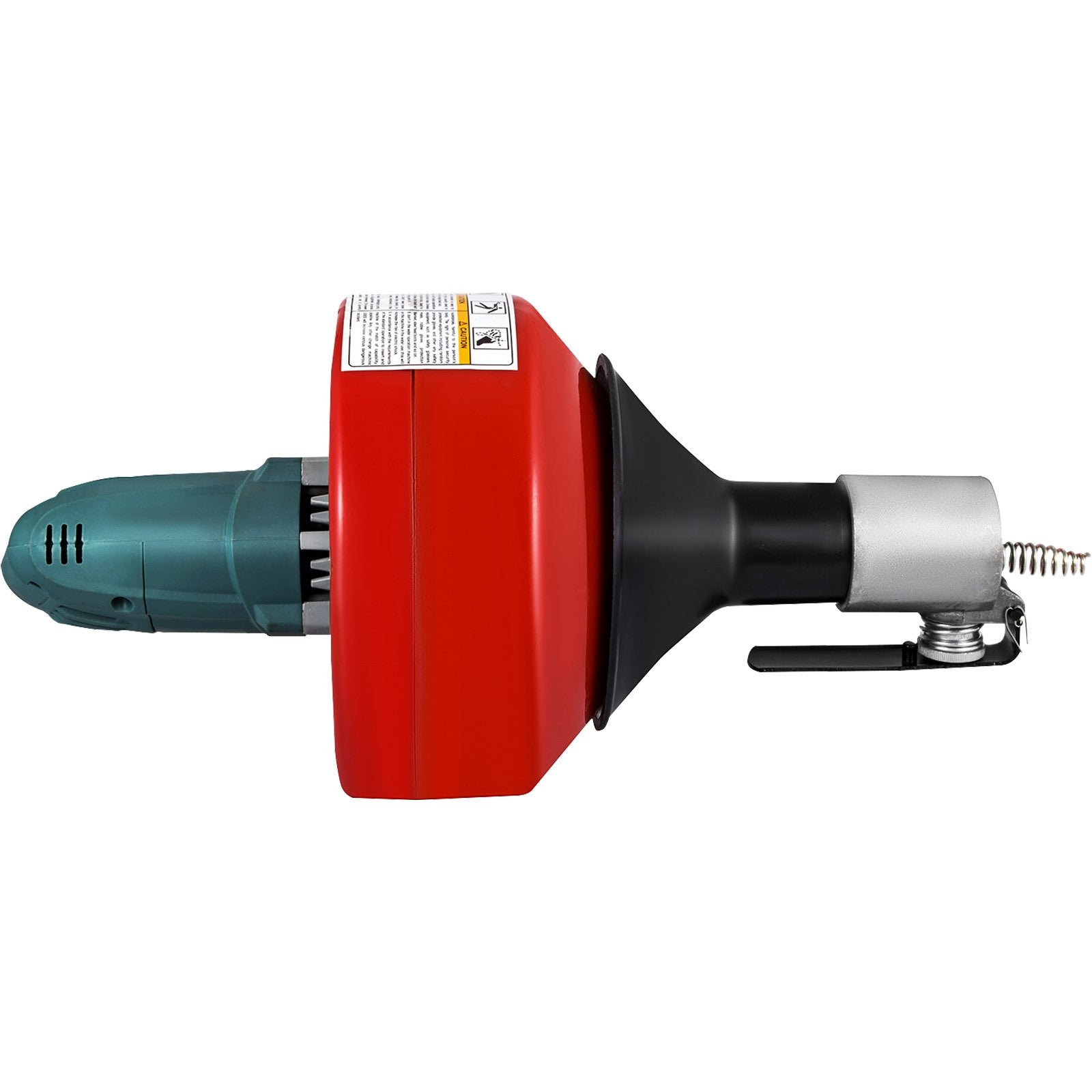 VEVOR 26 Ft Portable Electric Drain Auger Best fit 0.8Inch (20mm)-2.6Inch (65mm) Pipes Electric Drain Snake Lightweight Drain Cleaner Machine Drain Cleaning, Red 