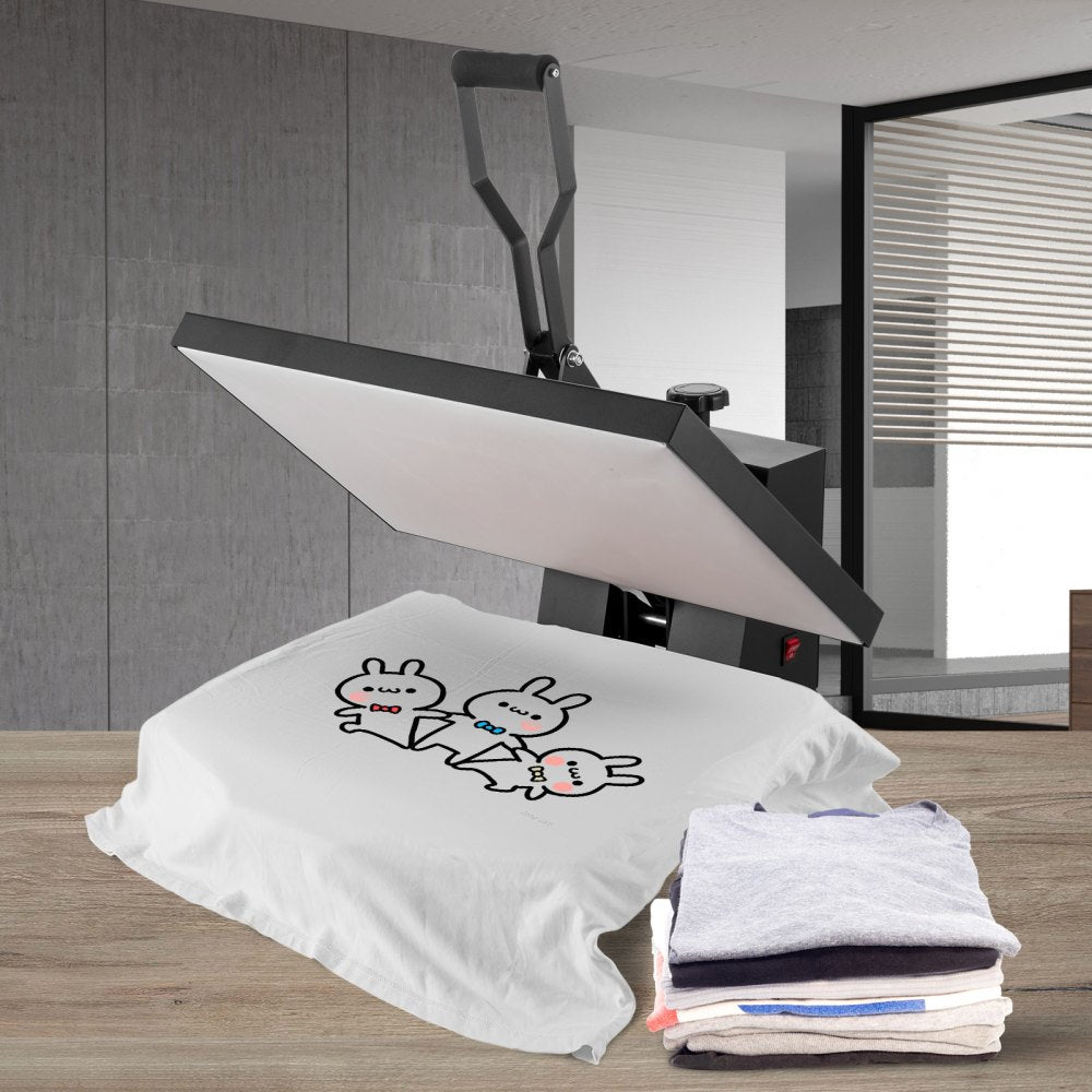 VEVOR Heat Press 16x24, 1700W Power Heat Press Machine, Fast Heating, High Pressure Heat Press Machine for T-Shirt, Digital Industrial Sublimation Printer for Heat Transfer Vinyl, Easy to Use, Black 