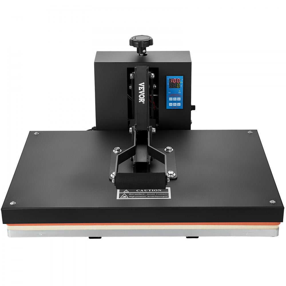 VEVOR Heat Press 16x24, 1700W Power Heat Press Machine, Fast Heating, High Pressure Heat Press Machine for T-Shirt, Digital Industrial Sublimation Printer for Heat Transfer Vinyl, Easy to Use, Black 