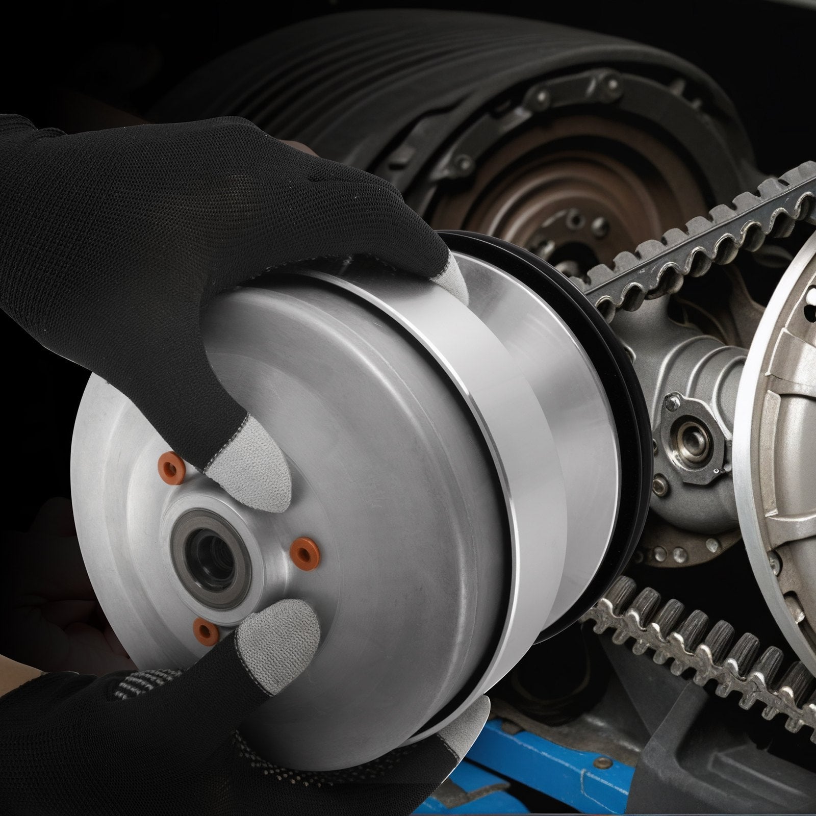 VEVOR Golf Cart Drive Clutch Fits for Club Car DS 1997-2015 and Precedent 2004-2015, Primary Drive Clutch Assembly, Replace# 1018329-02/101833902 