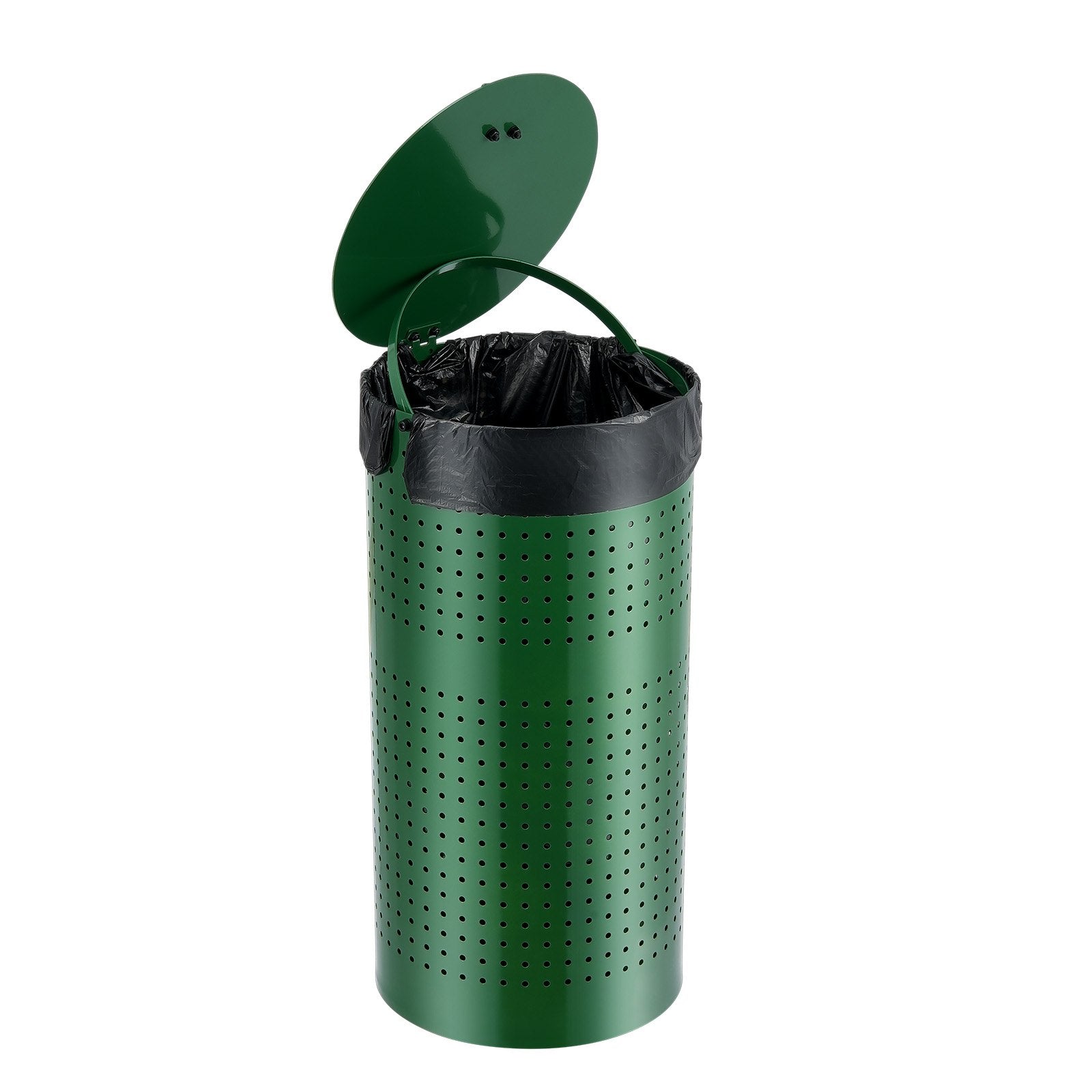 VEVOR Dog Poop Trash Can 11.5 Gallons Weather-Resistant Dog Waste Bin with Lid 
