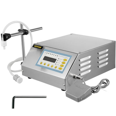 VEVOR Liquid Filling Machine Digital Control Pump Filling Machine GFK160 Bottle Filling Machine 2-3500ml Digital Filling 