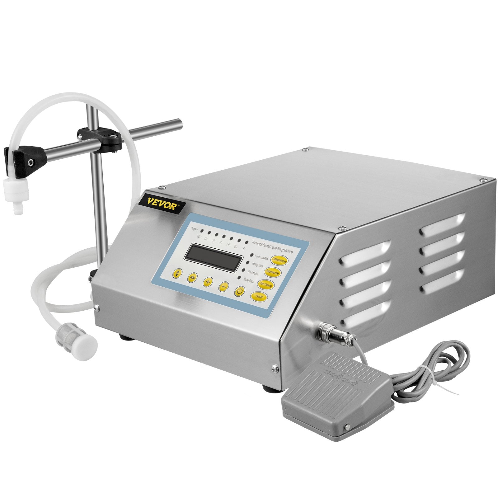 VEVOR Liquid Filling Machine Digital Control Pump Filling Machine GFK160 Bottle Filling Machine 2-3500ml Digital Filling 