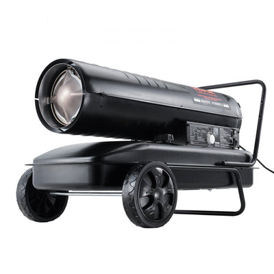 VEVOR Kerosene Forced Air Heater, 215000 BTU Portable Torpedo Diesel Space Heater with Thermostat, 13.2 Gallon Tank Energy-Efficient heavy-duty Heater, for Indoor Outdoor Use Workshop Industry 