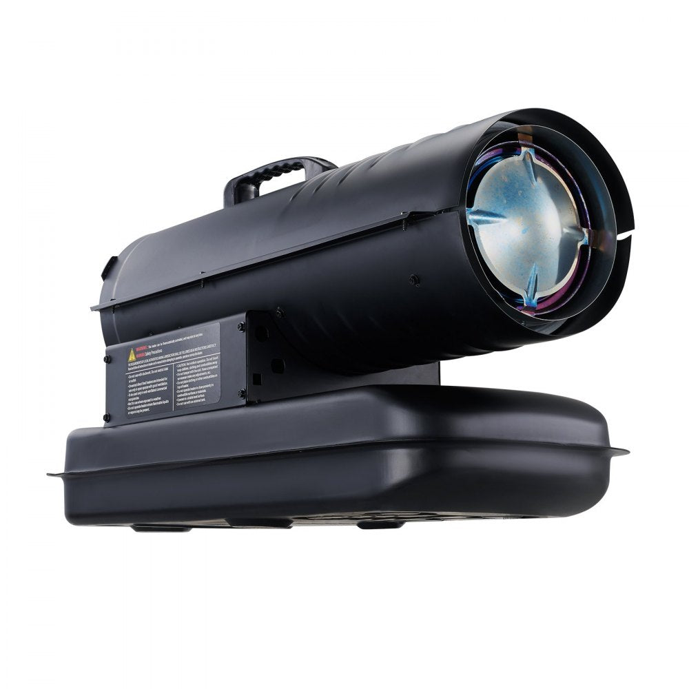 VEVOR Kerosene Forced Air Heater, 70000 BTU Portable Torpedo Diesel Space Heater with Thermostat, 5 Gallon Tank Energy-Efficient heavy-duty Heater, for Indoor Outdoor Use Workshop Industry 