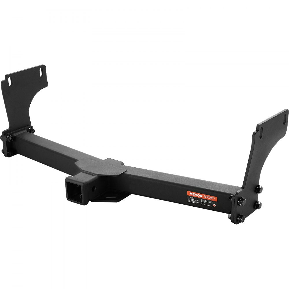 VEVOR Class 3 Trailer Hitch, 2-Inch Receiver, Q455B Steel Tube Frame, Compatible with 2011-2022 Jeep Grand Cherokee, Multi-Fit Hitch to Receive Ball Mount, Cargo Carrier, Bike Rack, Tow Hook, Black 
