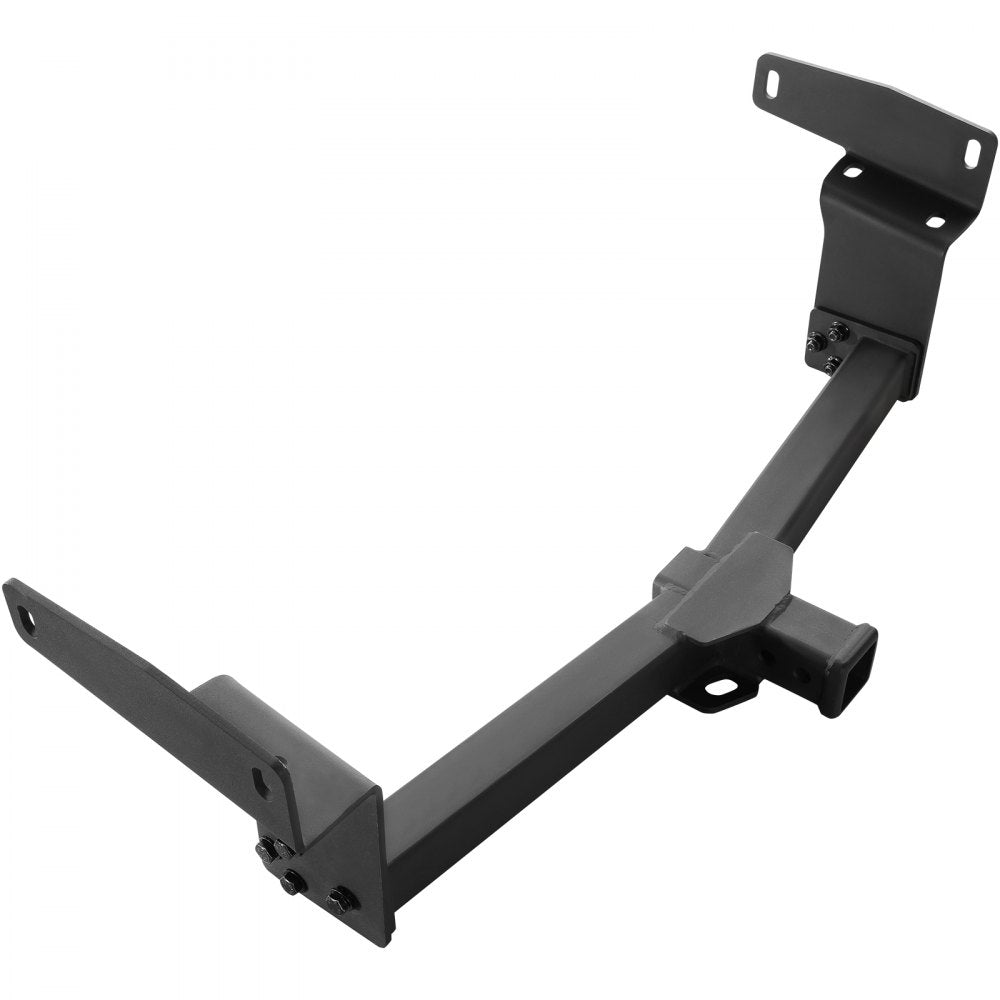 VEVOR Class 3 Trailer Hitch, 2-Inch Receiver, Q455B Steel Tube Frame, Compatible with 2019-2023 Toyota RAV4, 6000 lbs, Multi-Fit Hitch to Receive Ball Mount, Cargo Carrier, Bike Rack, Tow Hook, Black 