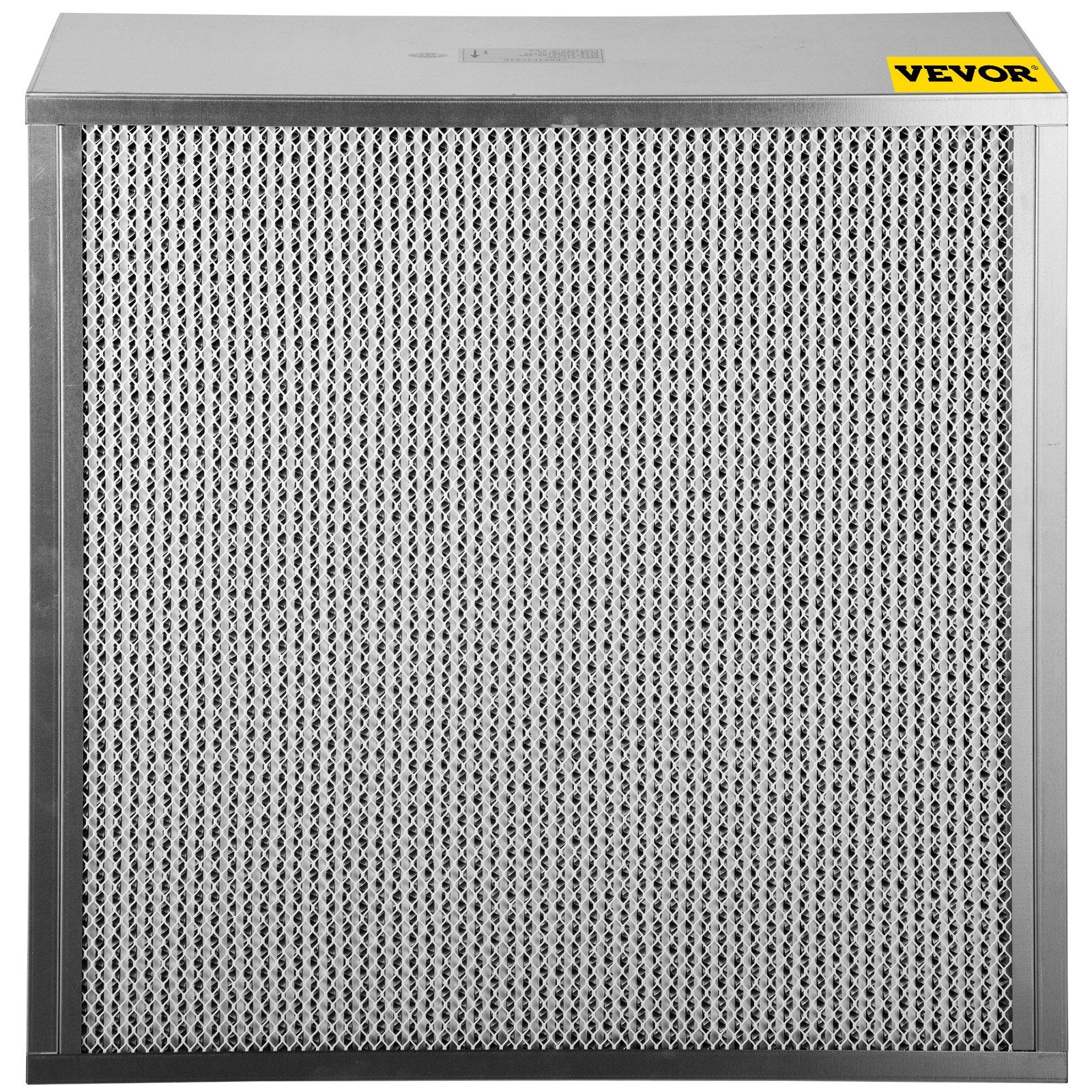 VEVOR Filter Replacement, 24''x24''x11.5'' AC Filter, True HEPA Pleated Air Filter, Air Filter Replacement with Durable Galvanized Frame, 99.97% Standard Filter Compatible for HEPA Filter Novair 2000 