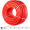 VEVOR PEX Pipe, 1 Inch x 500 FT PEX Tubing, Non Oxygen Barrier Red PEX-B Pipe, Flexible PEX Water Line for RV Sewer Hose, Plumbing, Radiant Heating