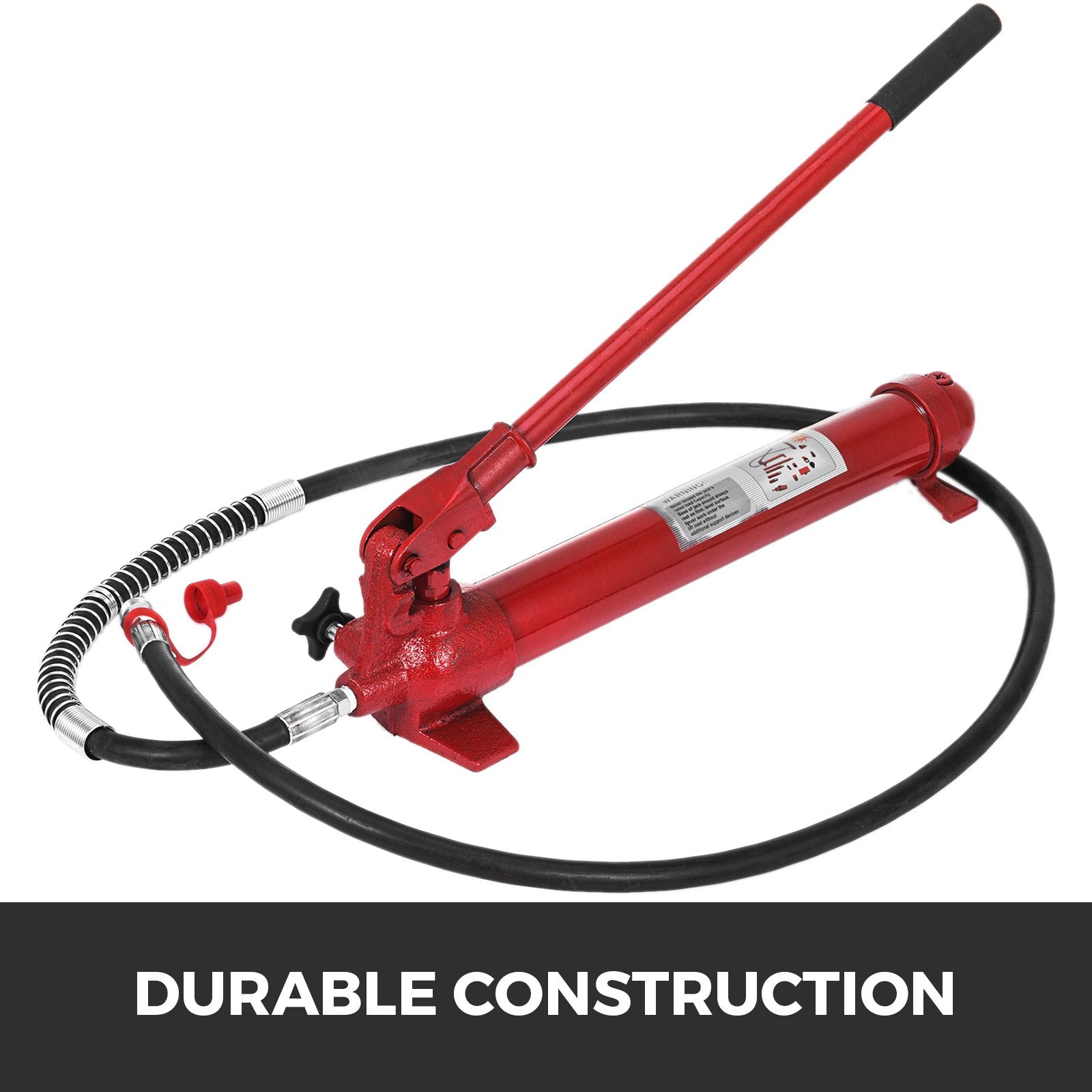 10Ton Porta Power Hydraulic Jack Body Frame Repair Kit 1.4M Lengthen Hose Lift Ram 