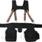 VEVOR Tool Belt with Suspenders, 29 Pockets, 29-54 inches Adjustable Waist Size, Tool Belts for Men, 1680D Polyester Heavy Duty Carpenter Tool Pouch for Carpenters, Electricians, and Gardening, Black