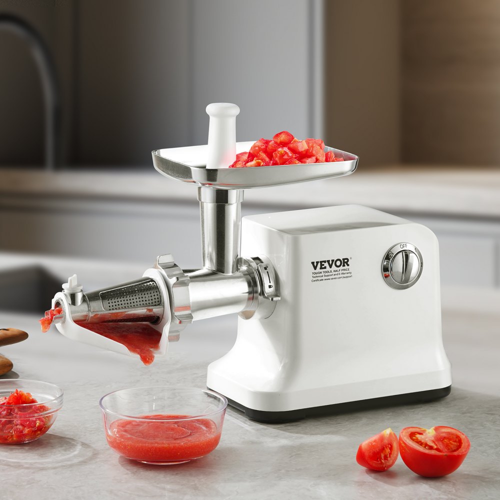 VEVOR 5.5 LBS/Min Electric Tomato Strainer 700W Tomato Sauce Maker Machine Home 