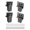 VEVOR Compound Angle Platform Brackets Fit 3.5x3.5 In/88.9x88.9 mm Lumber 4 Pcs