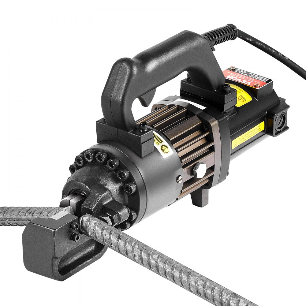 VEVOR 1000W Electric Hydraulic Rebar Cutter Cutting up to 3/4 Inch #6 4-20mm 