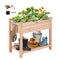 VEVOR Wooden Raised Garden Bed Planter Box 33.9x18.1x30