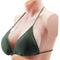 VEVOR Silicone Breastplate C-Cup High Neck Fake Breasts for Cosplay Drag Queen