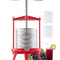 VEVOR Fruit Wine Press Manual Press for Wine Making 3.69 Gal/14L Stainless Steel