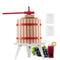 VEVOR Fruit Wine Press Manual Press for Wine Making 3.2 Gal/12L Wood Basket
