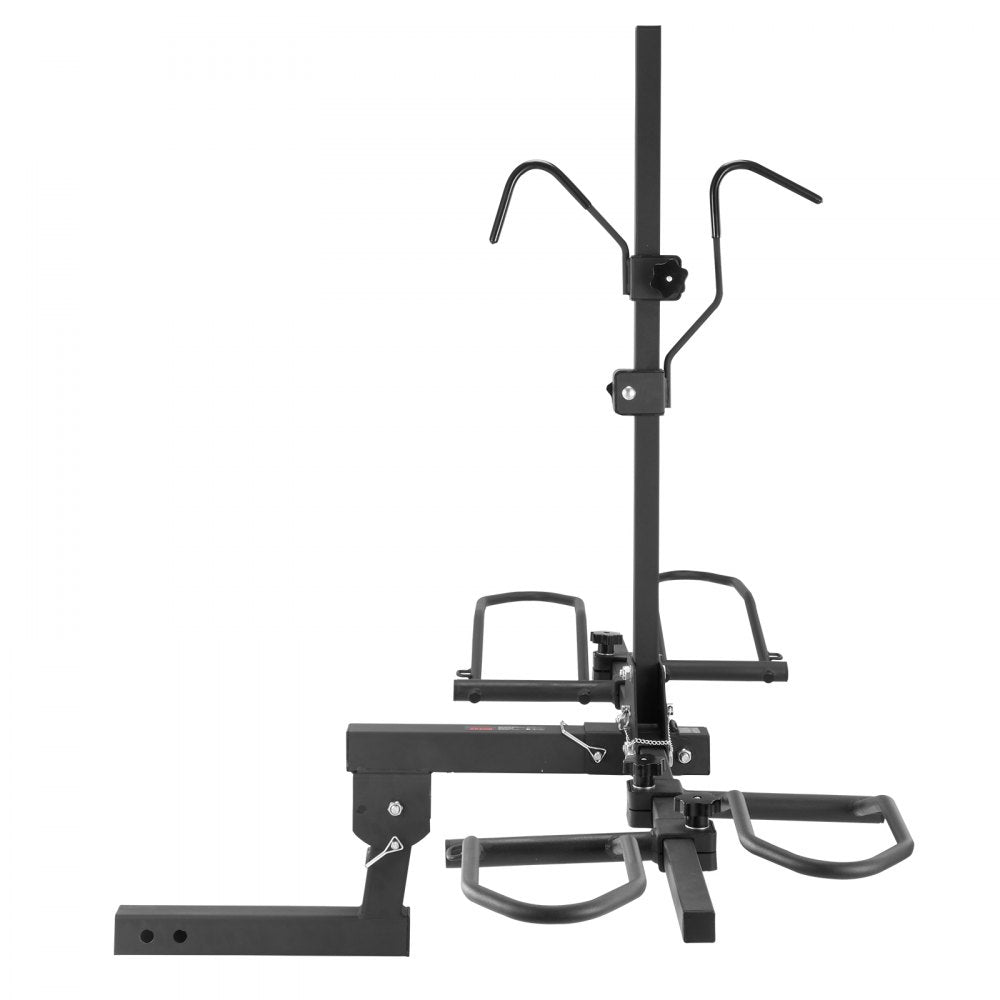 VEVOR Hitch Mount Bike Rack, 2-Bike Platform Style, 160 LBS Max Capacity Bike Rack Hitch for 2-inch Receiver, Titling and Folding Bike Carrier with Tires up to 5" Wide, for Car, SUV, Truck, RV 