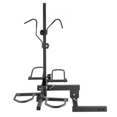 VEVOR Hitch Mount Bike Rack, 2-Bike Platform Style, 160 LBS Max Capacity Bike Rack Hitch for 2-inch Receiver, Titling and Folding Bike Carrier with Tires up to 5" Wide, for Car, SUV, Truck, RV 