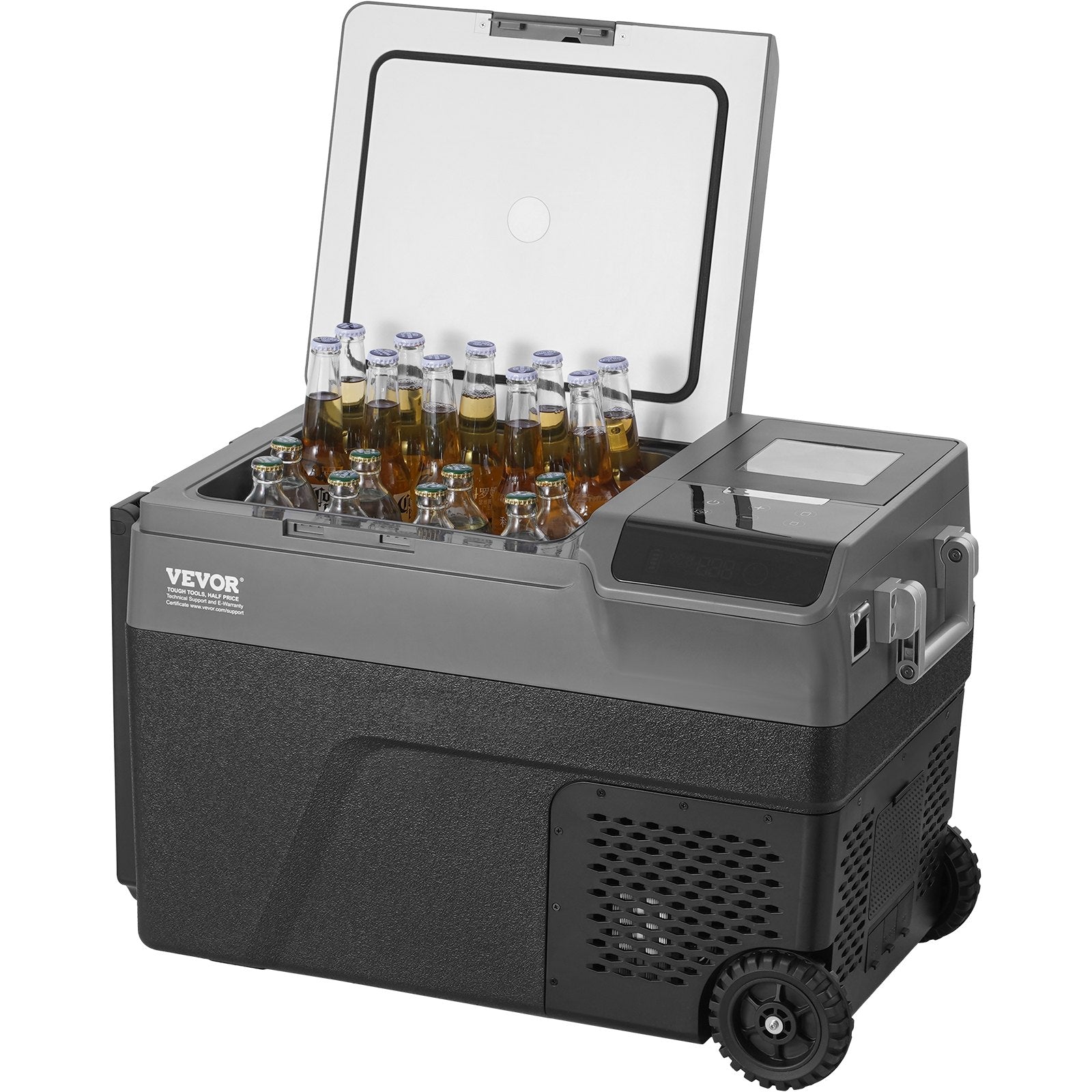 VEVOR Portable Car Refrigerator Freezer w/ Ice Making Function 37QT Single Zone 