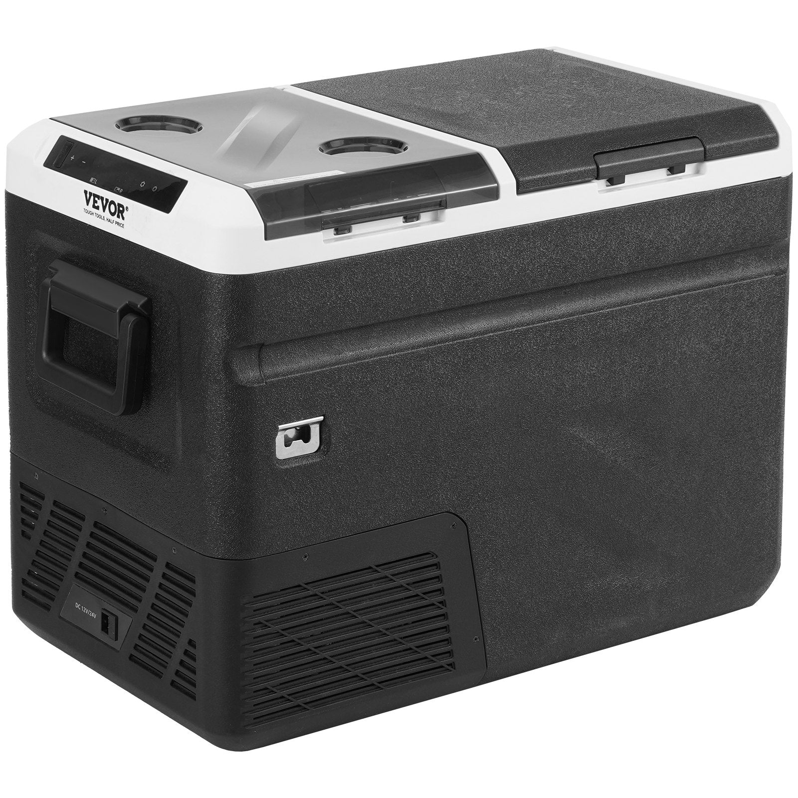 VEVOR Portable Car Refrigerator Freezer w/ Ice Making Function 38QT Dual Zone 