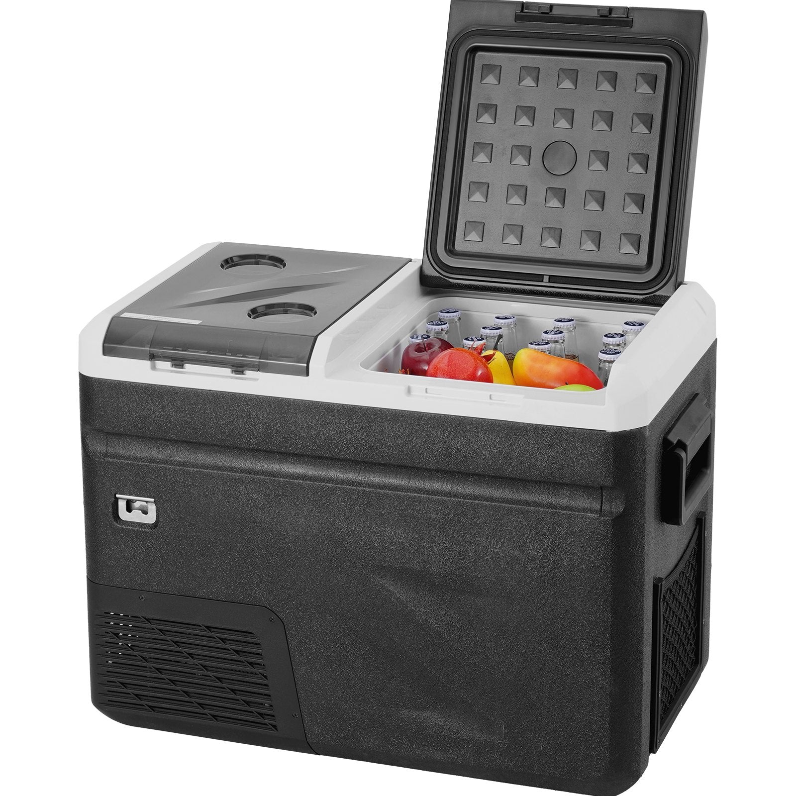 VEVOR Portable Car Refrigerator Freezer w/ Ice Making Function 38QT Dual Zone 