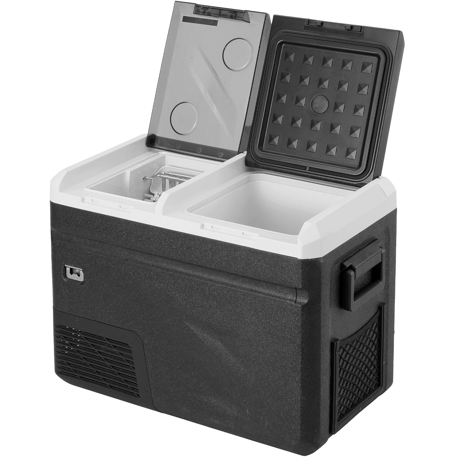 VEVOR Portable Car Refrigerator Freezer w/ Ice Making Function 38QT Dual Zone 