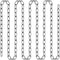 VEVOR Grade 30 Chain 3/16 Inch by 100Ft Length Grade 30 Proof Coil Chain Zinc Plated Grade 30 Chain for Towing Logging Agriculture and Guard Rails