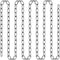 VEVOR Grade 30 Chain 1/4 Inch by 100Ft Length Grade 30 Proof Coil Chain Zinc Plated Grade 30 Chain for Towing Logging Agriculture and Guard Rails