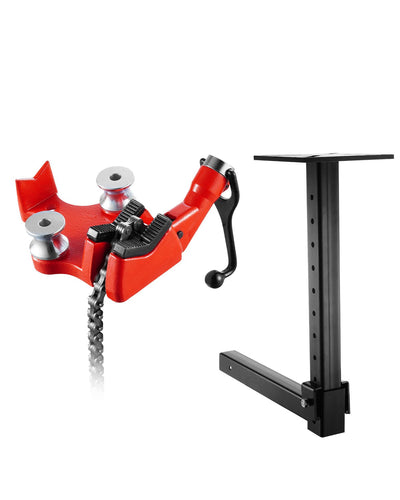 VEVOR Screw Bench Chain Vise & Hitch Mount Vise Plate Holder 1/8-5 inch Capacity 