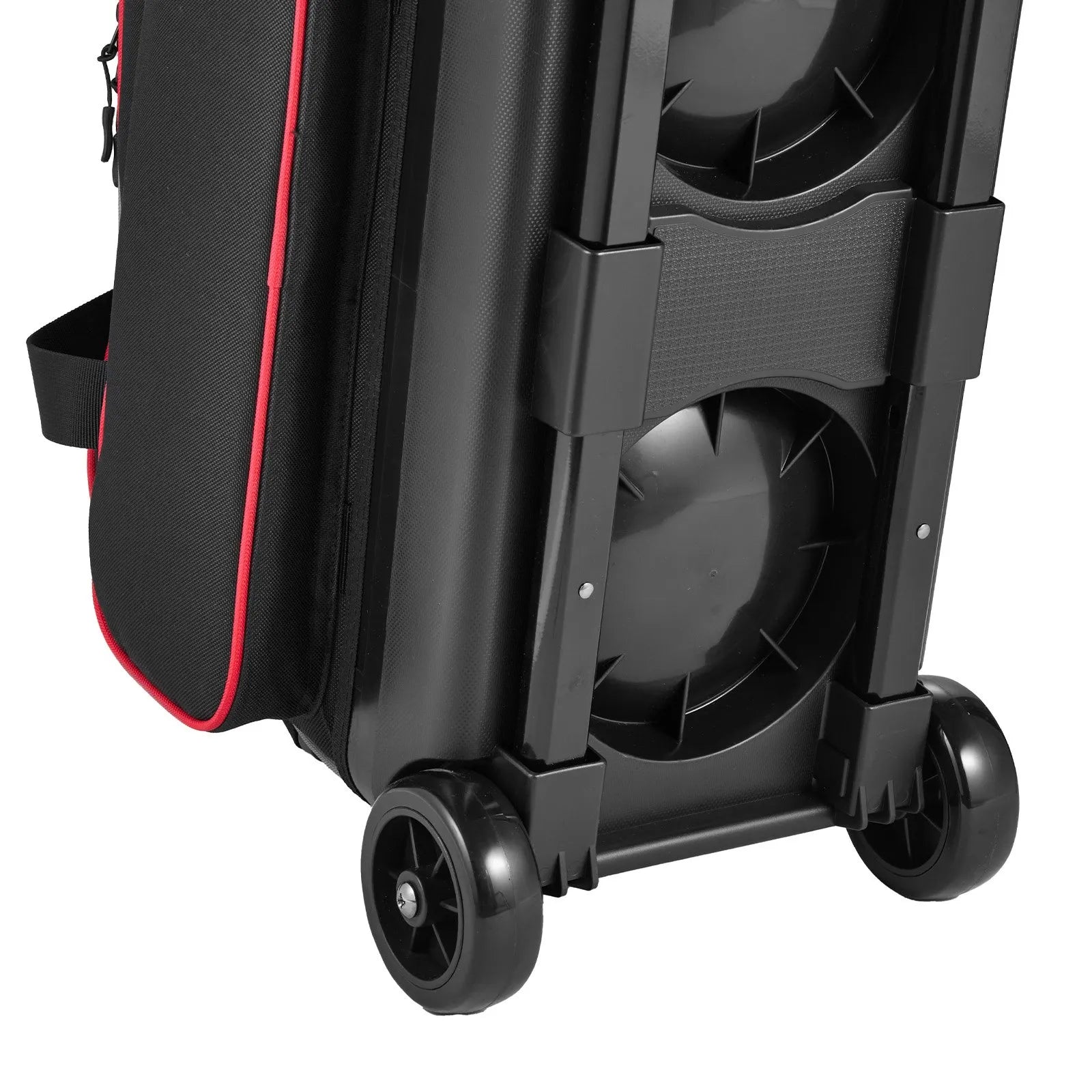 3-Ball Bowling Bag Double Roller with Separate Shoe Compartment, Fits Men’s Shoes Up to Size 16