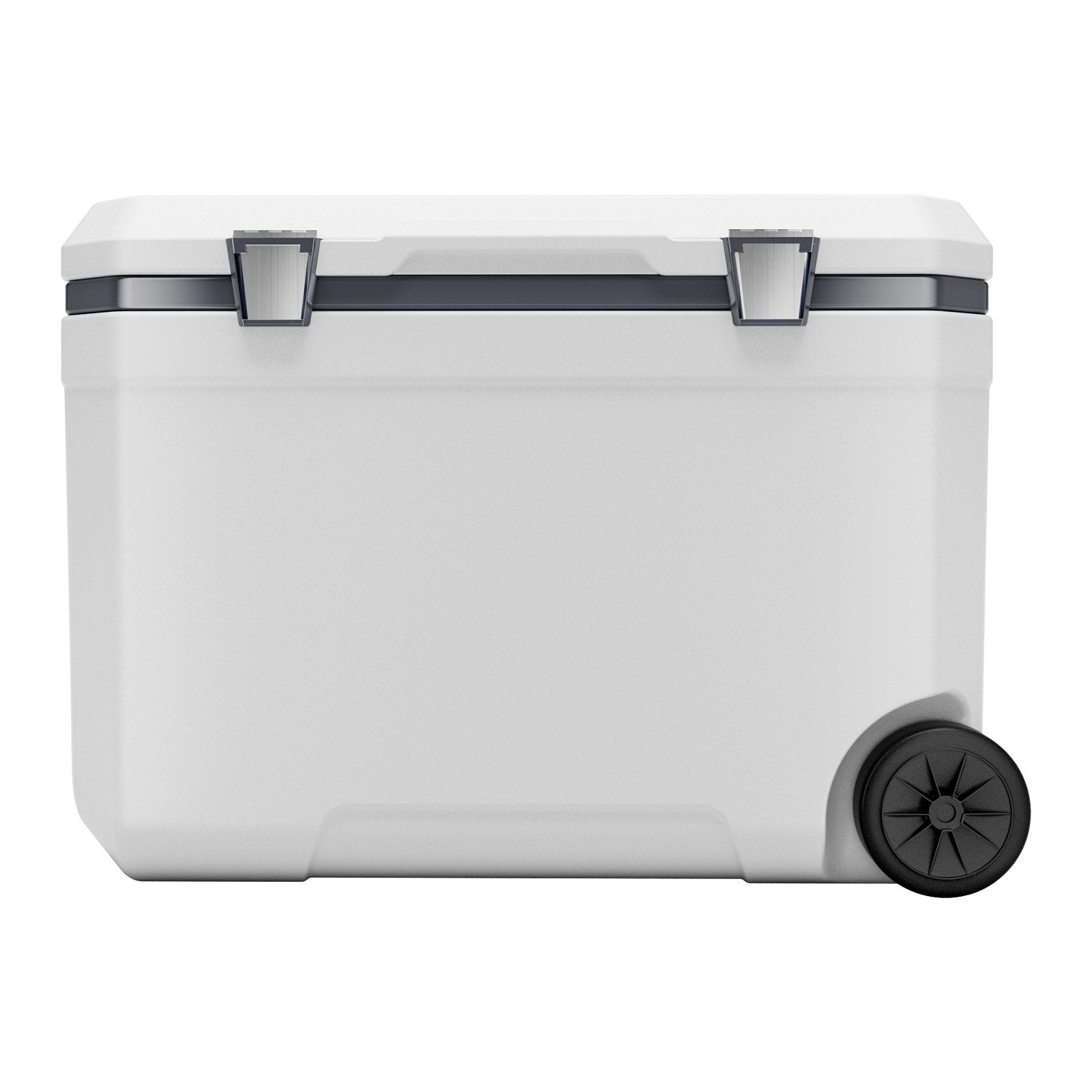 VEVOR Portable Cooler 45 QT Wheeled Cooler 64 Can Capacity with Cup Holder 