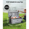 VEVOR Portable Cooler 74 QT Wheeled Cooler 120 Can Capacity with Cup Holder