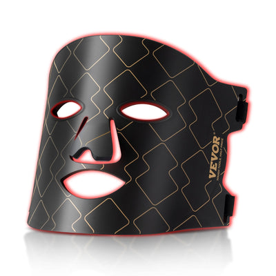 VEVOR Red Light Therapy for Face LED Face Mask Light Therapy with 3 Wavelengths 