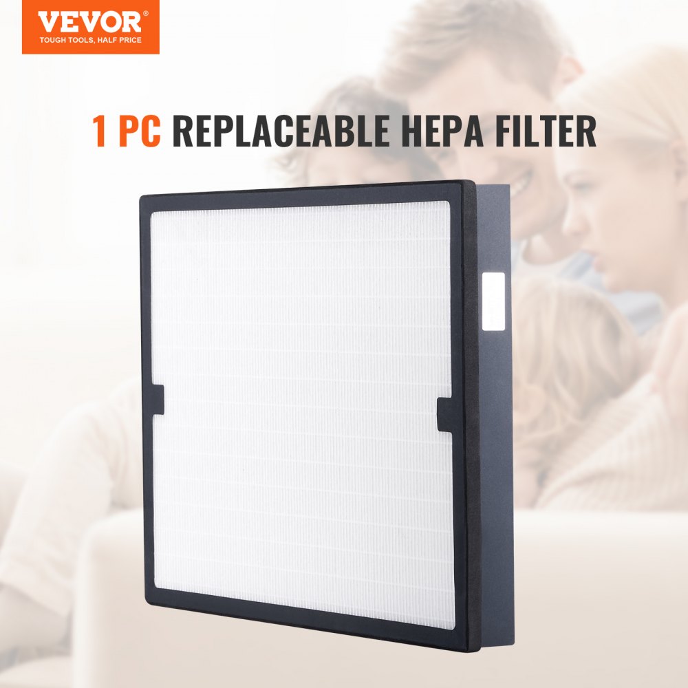 VEVOR HEPA Air Filter, 15.75'' x 15.75'' Air Filter Replacement, High-efficient Stage 3 Filters Compatible with BlueDri & VEVOR Scrubber, Air Purifiers, Water Damage Restoration Equipment 