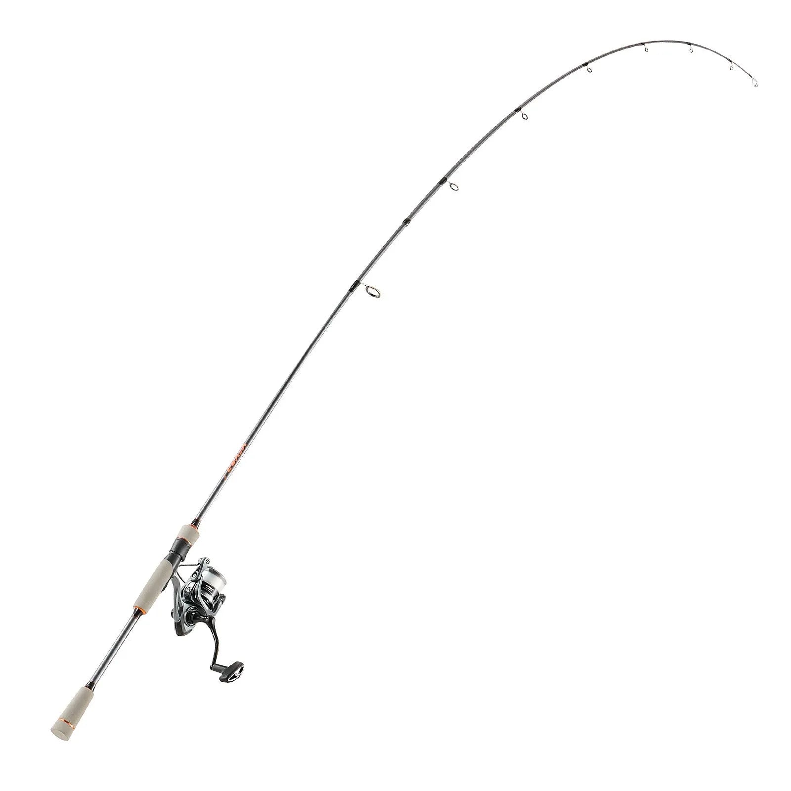 6.5 ft Spinning Rod and Reel Combo | IM6 Fiberglass & Carbon Fiber Fishing Pole with 2000 Reel, 6+1 Bearings