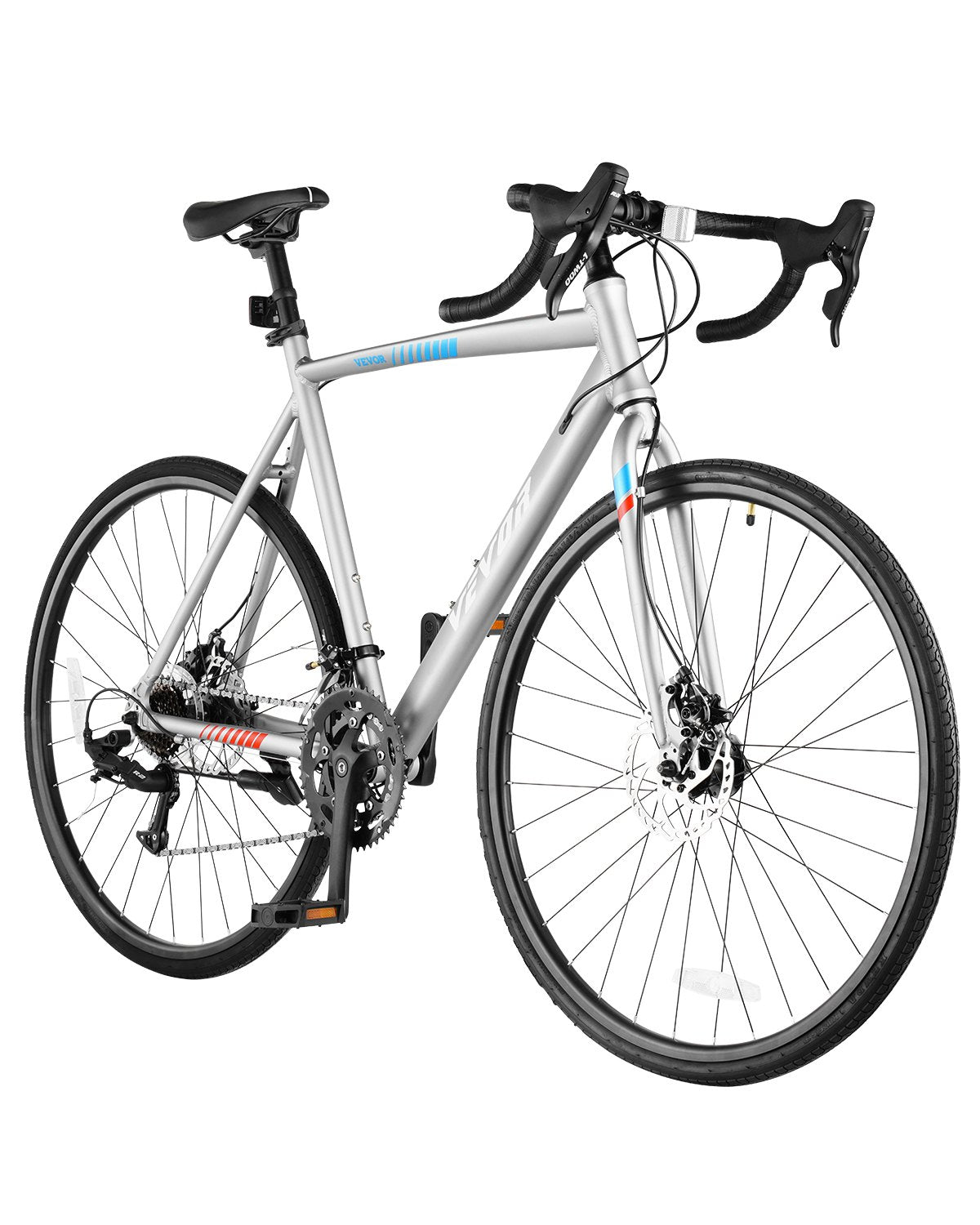 VEVOR Road Bike Racing Bicycle 700C L-TWOO 14 Speeds Aluminum Alloy Disc Brake 
