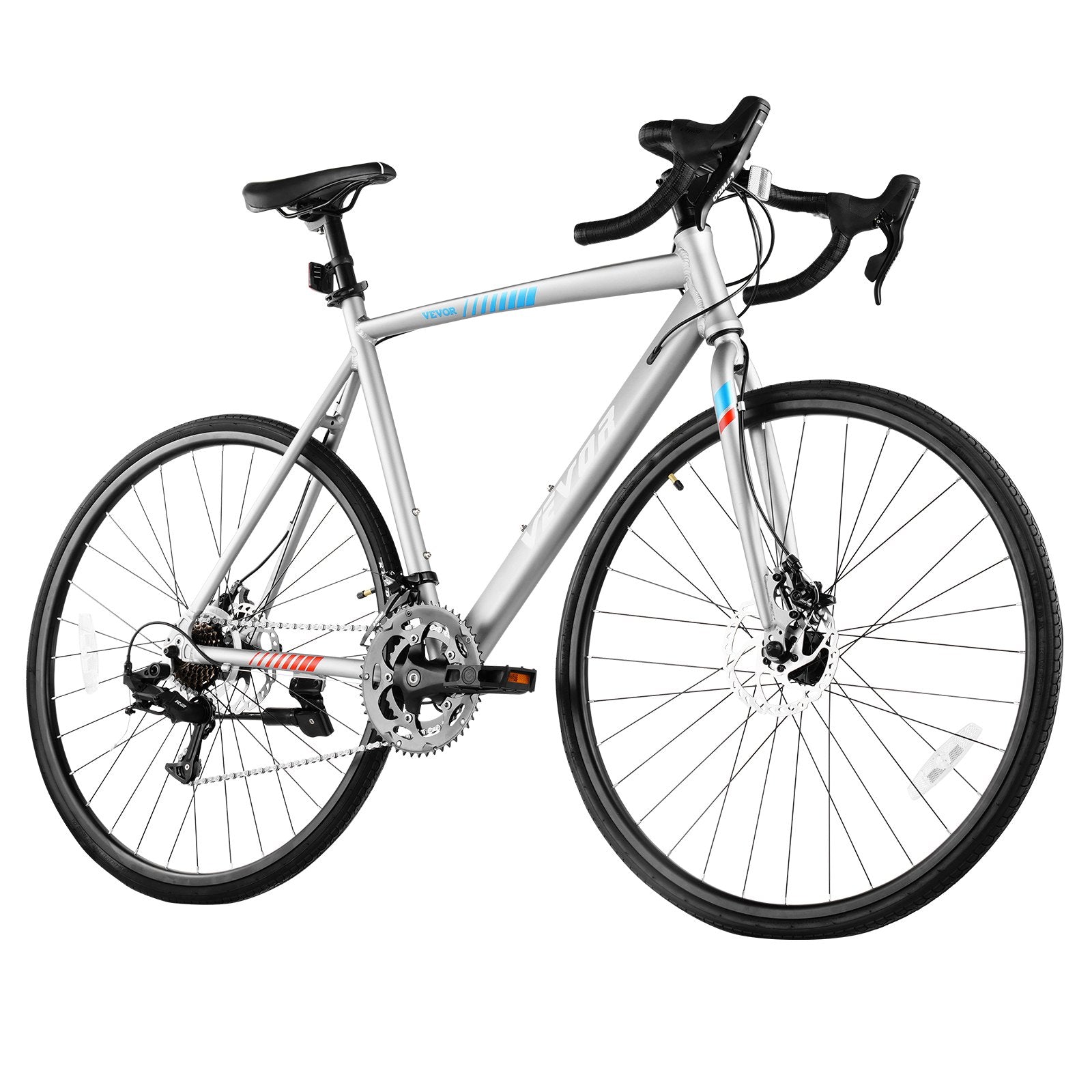 VEVOR Road Bike Racing Bicycle 700C L-TWOO 14 Speeds Aluminum Alloy Disc Brake 