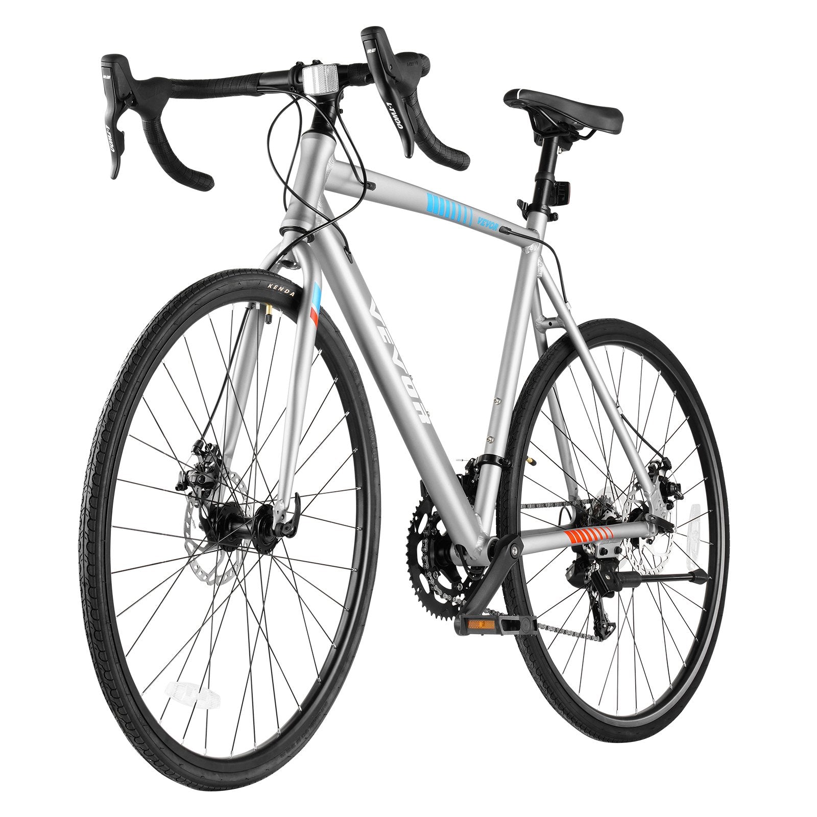 VEVOR Road Bike Racing Bicycle 700C L-TWOO 14 Speeds Aluminum Alloy Disc Brake 